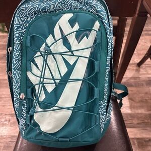 Nike Teal and White Men's Backpack